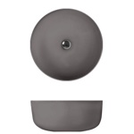 Kerasan Nolita Раковина чаша d 40 h 15см,, без отв под смеситель, цвет Ferro matt- фото