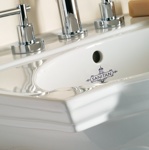 Раковина Sanitan Damea 645x500 мм с полупьедесталом- фото2