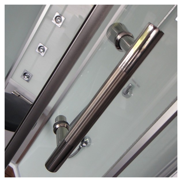 Гидромассажная кабина EAGO DZ955 F8 1200x900x2300 мм ЛЕВАЯ БЕЛОЕ СТЕКЛО- фото3