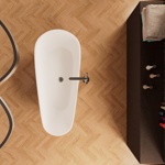 Ванна Frank F6122  White отдельностоящая.- фото2