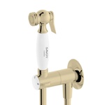 Душ гигиенический со смесителем Burlington SAVOY,цвет Золото- фото