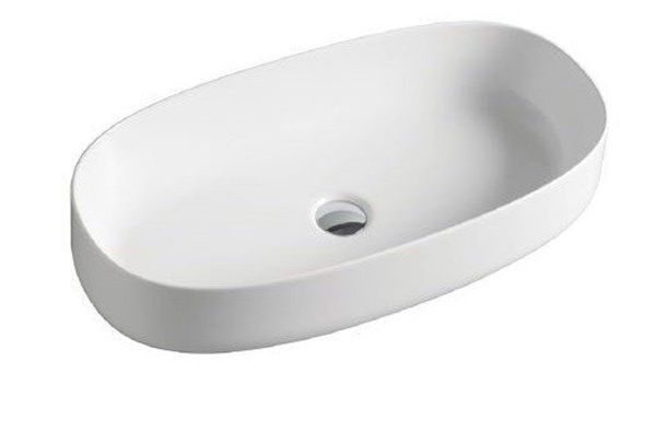 ArtCeram COGNAC Раковина накладная , 68х35 см, без отв под смеситель, без слив-перелива, цвет белый- фото