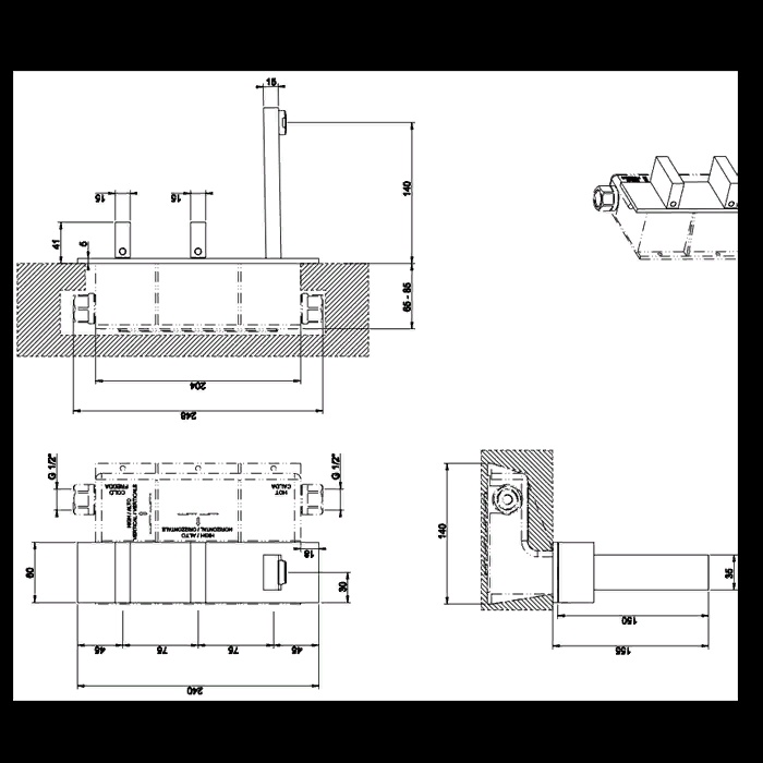 Gessi Rettangolo T    ,  141, : 