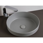 Раковина полувстраиваемая круглая 40 см Cielo Enjoy EJLASIT- фото
