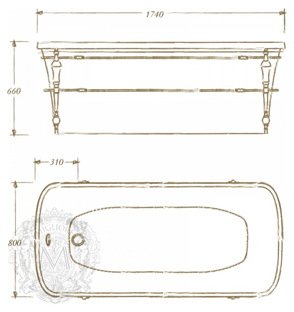   Migliore Olivia console