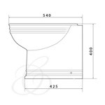 Caprigo ARMONIA Унитаз приставной- фото5