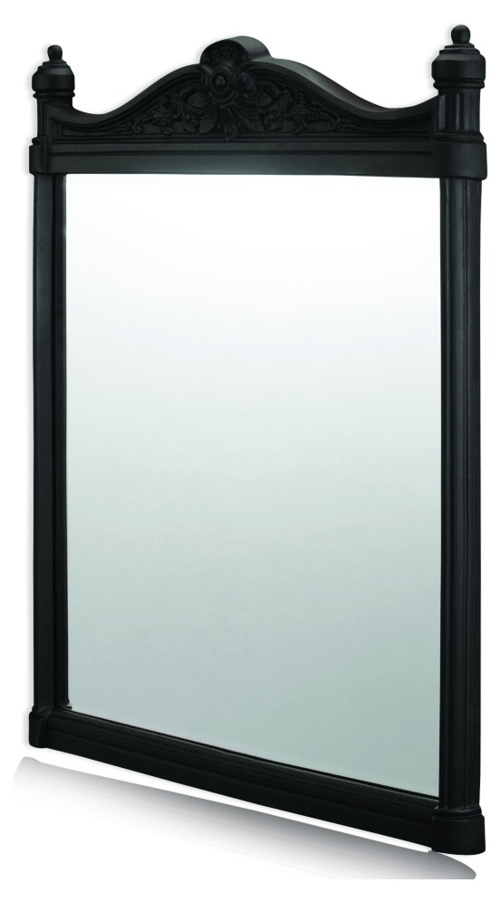 Зеркало Georgian с рамой из черного алюминия [T47 BLA] 