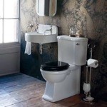 Унитаз - моноблок Arcade пристенный, с двойной системой слива, НИКЕЛЬ- фото2