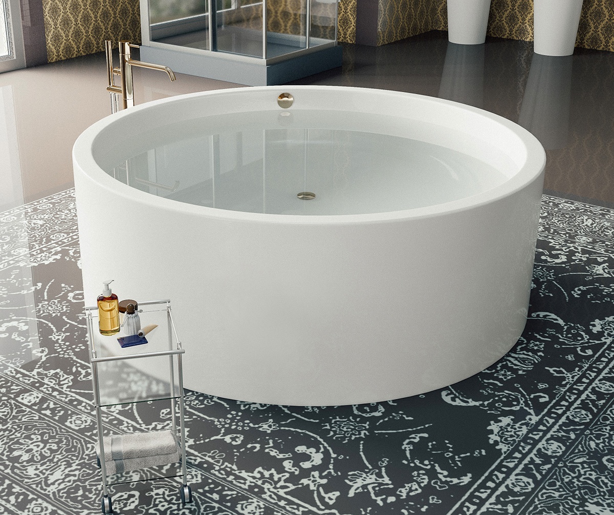Ванна из камня Salini Isola S-Sense 200x200 глянец