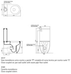 Унитаз с высоким бачком Kerasan Flo 3117+3181- фото2