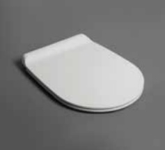 Simas Gambassi Сиденье для унитаза белое, петли хром