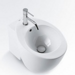 Биде напольное пристенное с развернутой чашей Cielo Le Giare LGBIREV- фото