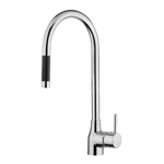 Palazzani Digit смеситель для кухни c вытяжным изливом, хром- фото