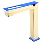 Смеситель для умывальника высокий Boheme Q 142-GUW - фото