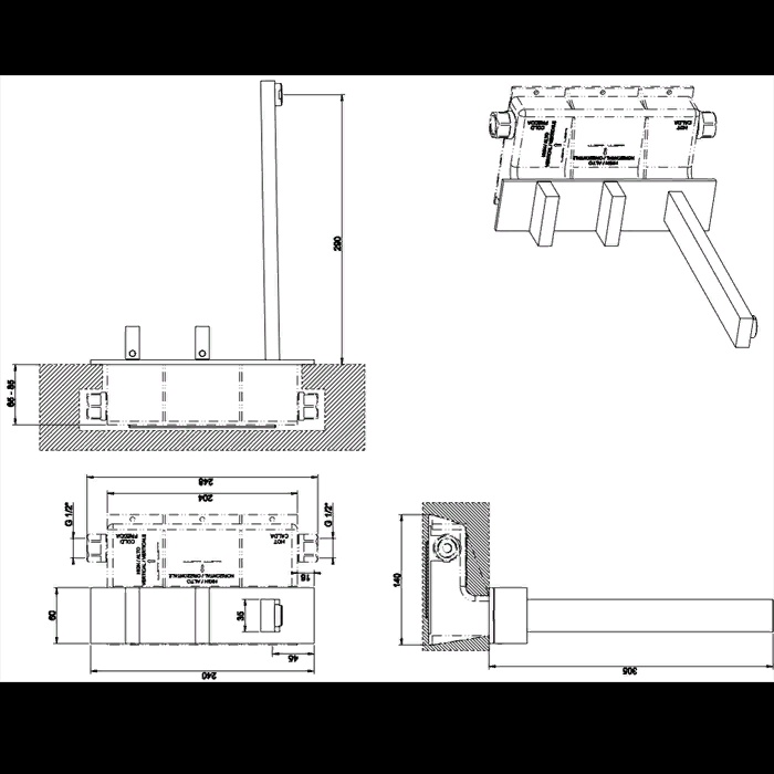 Gessi Rettangolo T    ,  290, : 