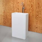 BETTE Art Monolith Раковина свободностоящая 60х40хh90см, сталь-эмаль, цвет: белый- фото3