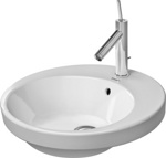Duravit Раковина встраиваемая 480 мм, с 1 отв под смеситель, с переливом, цвет белый- фото