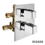 Palazzani Mis встроенный термостатический смеситель на 3 потребителя- фото