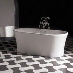 Devon&Devon Fusion Ванна из минерального литья отдельностоящая 1770х820хh640мм, цвет: белый- фото2