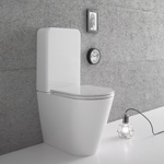 Унитаз моноблок 36x58 Globo Forty3 FO003.BI- фото