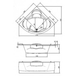 Акриловая ванна Kolpa-san Loco 150- фото2