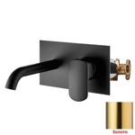 Palazzani Mis Color встроенный смеситель для раковины, золото- фото