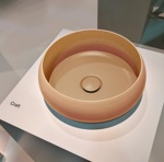 BETTECraft Раковина-чаша на столешницу круглая , 35х35х12 cм, без отв. под смеситель и перелива, цвет карри 040- фото2