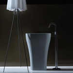 Kerasan Aquatech Раковина 60 см, без отв., с креплением и сифоном, цвет: белый- фото5