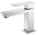 Смеситель для умывальника Boheme Qubic Chrome 471-CR- фото