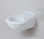 AZZURRA JUBILAEUM биде подвесное с 1 отв под смеситель, с креплением KIT2000CF- фото