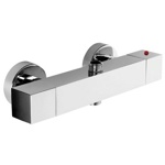 Palazzani Track термостатический смеситель для душа на 2 потребителя хром- фото