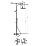 Palazzani Digit душевая система хром- фото2