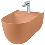 Artceram THE ONE Биде подвесное 52х35, с креплениями, с 1 отв под смеситель. цвет arancio cammeo- фото