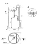 Раковина напольная Salini ARMONIA TOP 201 глянец- фото3