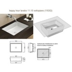 Раковина накладная HATRIA HAPPY HOUR YXSQ01- фото2