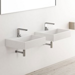 Раковина подвесная/накладная 50 см Cielo Smile SMLAA50- фото2