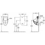 Писсуар настенный O.Novo 7507- фото2