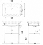 Консоль Devon&Devon Etoile (Этоиле ) арт. DEETOILECR- фото2