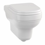 Унитаз Burlington Riviera RIV13 подвесной c cиденьем в комплекте- фото