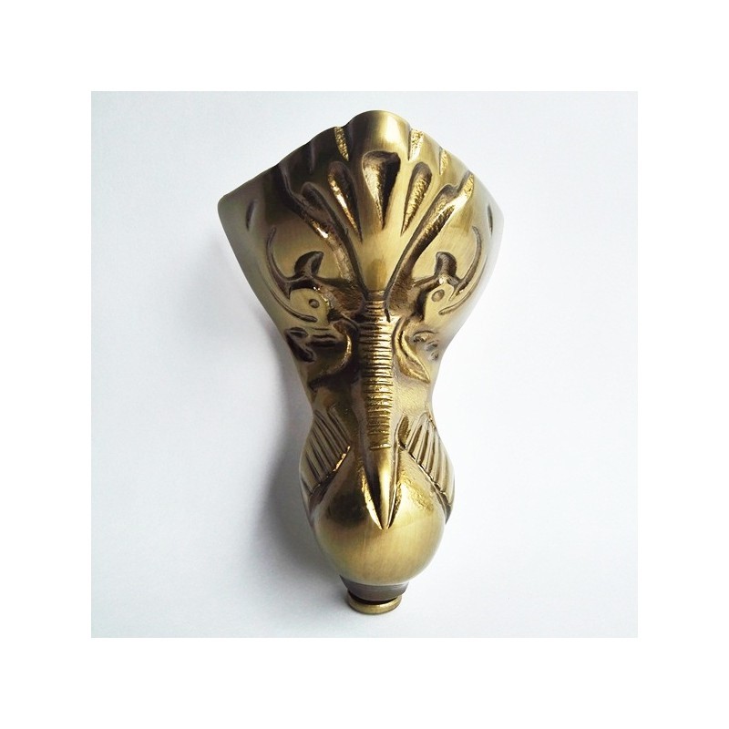 Ванна чугунная RECOR Slipper 154x76 с бронзовыми ногами- фото2