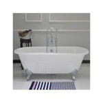 Ванна чугунная RECOR Dual170x78 с хромированными ногами- фото