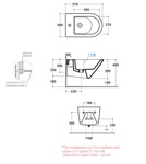 Биде подвесное 36x57 Globo Forty3 FOS09.BI - фото2