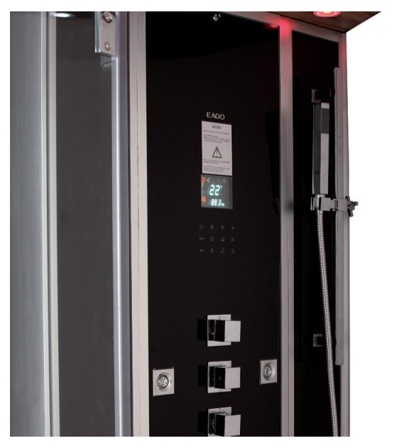 Гидромассажная кабина  EAGO DZ960 F8 1000x900x2400мм правая- фото2