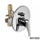 Palazzani Proxima встроенный смеситель для ванны и душа в комплекте хром- фото