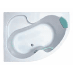 Угловая ассиметричная ванна Ravak Rosa 150x105 L (левая)