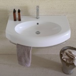 Раковина подвесная 80x50 Globo Bowl+ BP081.BI - фото