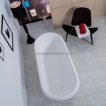 Ванна каменная Balteco Vero 1670x740 (белая панель)- фото3