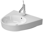 Duravit Раковина подвесная 650х500 мм, с 1 отв под смеситель, с переливом, цвет белый- фото