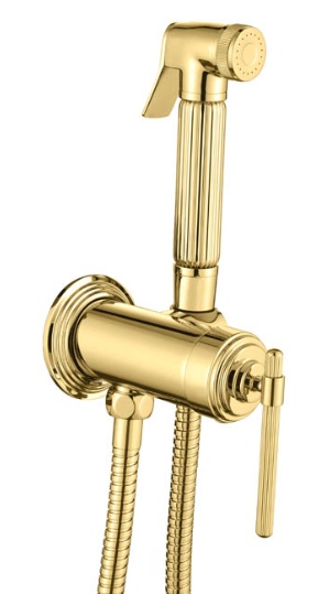 Смеситель гигиенический Boheme ETERNA GOLD 177-G- фото