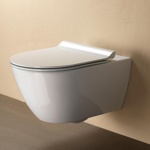 GSI Pura 55 Унитаз подвесной 55х36см, слив универсальный, с креплением FISR2- фото